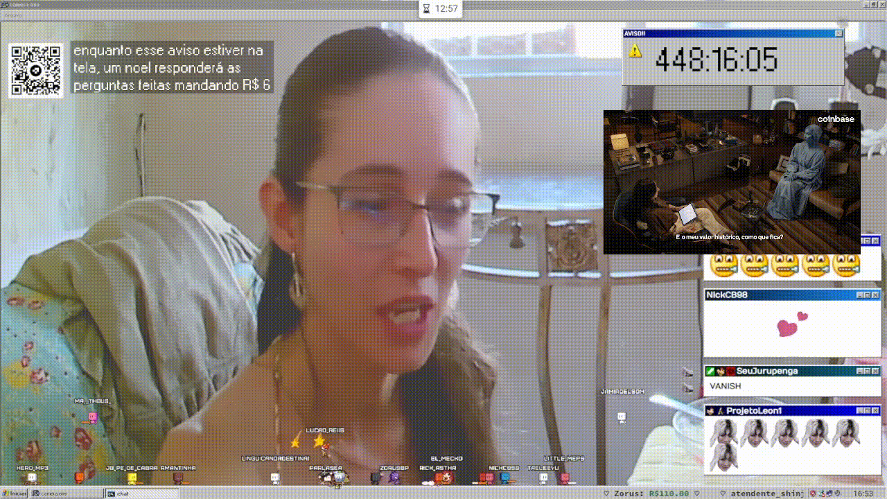 Live Crypto Ads Overlay Example